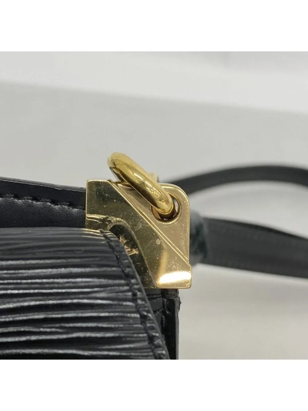 Louis Vuitton Shoulder Bag Epi Grenelle Noir